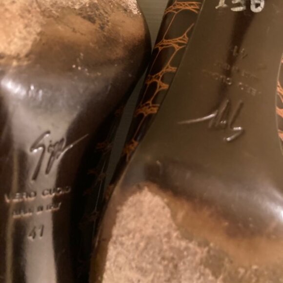 Giuseppe Zanotti Brown Crocodile embossed pumps, size 41 - Picture 3 of 3
